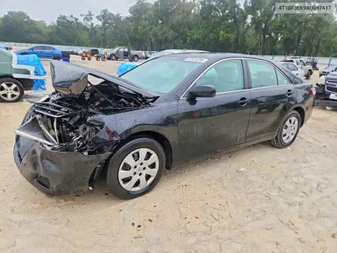 4T1BF3EK9AU097417 — 2010 Toyota Camry, Передняя часть, фото до ремонта