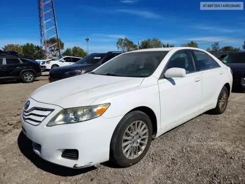 4T4BF3EK1AR028680 — 2010 Toyota Camry, Передняя часть, фото до ремонта