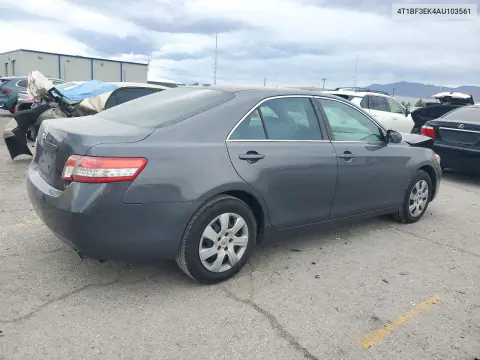 2010 Toyota Camry Le VIN 4T1BF3EK4AU103561 фото 3