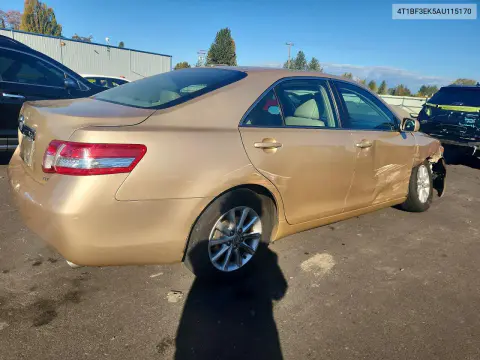 2010 Toyota Camry Xle VIN 4T1BF3EK5AU115170 фото 3
