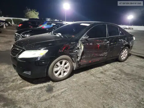 4T1BF3EK3BU181265 — 2011 Toyota Camry, Задняя часть, фото до ремонта