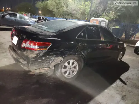 2011 Toyota Camry Base VIN 4T1BF3EK3BU181265 фото 3
