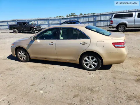 2011 Toyota Camry Le VIN 4T1BF3EK0BU226596 фото 2