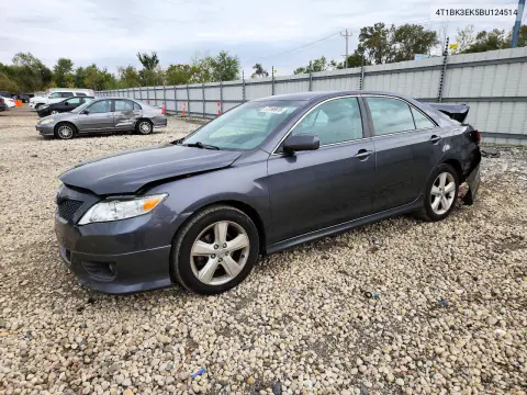 4T1BK3EK5BU124514 — 2011 Toyota Camry, Задняя часть, фото до ремонта