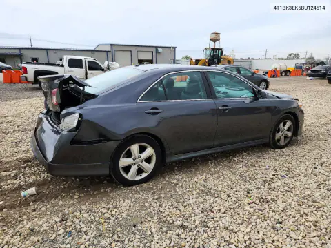 2011 Toyota Camry Se V6 VIN 4T1BK3EK5BU124514 фото 3