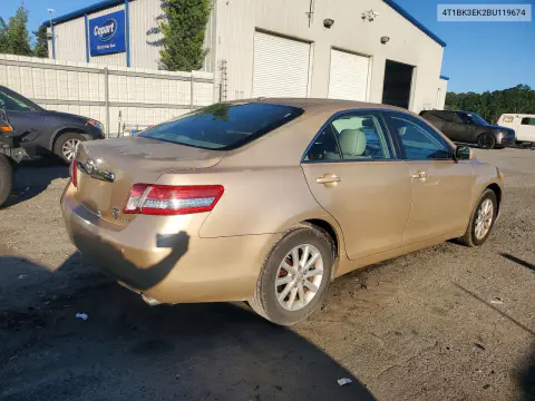 2011 Toyota Camry Xle V6 VIN 4T1BK3EK2BU119674 фото 3