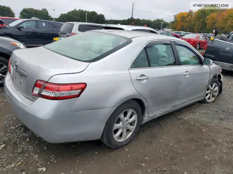 2011 Toyota Camry Le VIN 4T4BF3EK3BR214268 фото 3