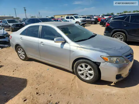 2011 Toyota Camry Le VIN 4T4BF3EK8BR209017 фото 4