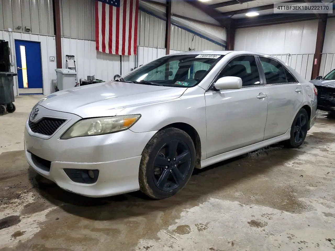 4T1BF3EK1BU222170 Toyota Camry 2011 — повреждение Задняя часть, фото до ремонта