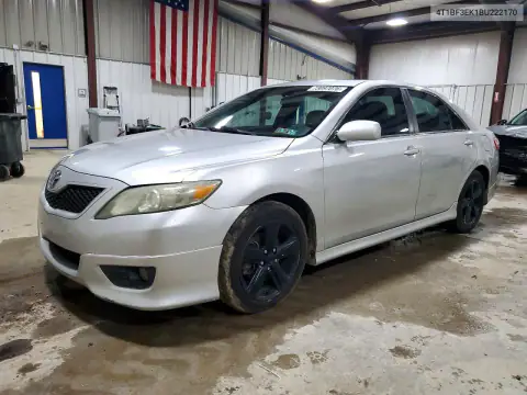 4T1BF3EK1BU222170 — 2011 Toyota Camry, Задняя часть, фото до ремонта