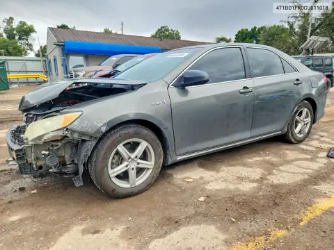 4T1BD1FK0CU011018 — 2012 Toyota Camry, Передняя часть, фото до ремонта