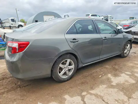 4T1BD1FK0CU011018 — 2012 Toyota Camry, фото 3 с аукциона Copart, Передняя часть