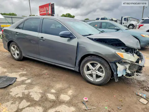 4T1BD1FK0CU011018 — 2012 Toyota Camry, фото 4 с аукциона Copart, Передняя часть