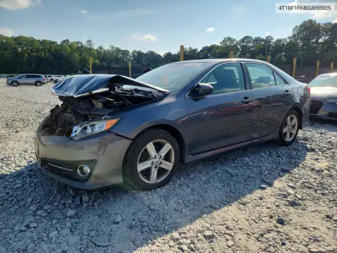 4T1BF1FK8CU055925 — 2012 Toyota Camry, Передняя часть, фото до ремонта
