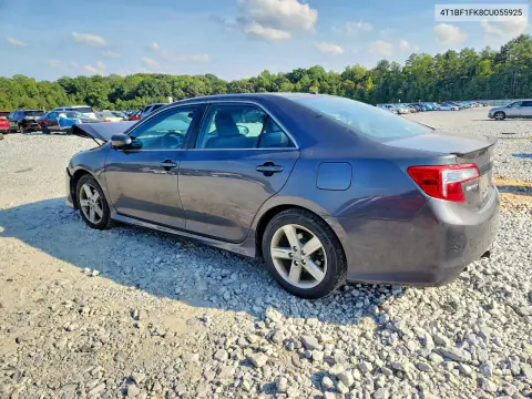 2012 Toyota Camry Se VIN 4T1BF1FK8CU055925 фото 2