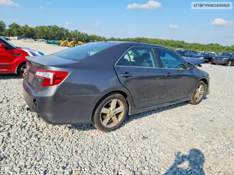 2012 Toyota Camry Se VIN 4T1BF1FK8CU055925 фото 3