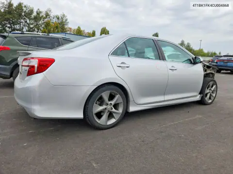 2012 Toyota Camry Se V6 VIN 4T1BK1FK4CU004868 фото 3