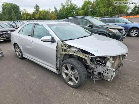 2012 Toyota Camry Se V6 VIN 4T1BK1FK4CU004868 фото 4