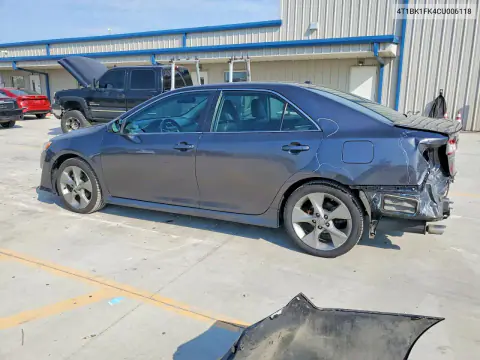 2012 Toyota Camry Se V6 VIN 4T1BK1FK4CU006118 фото 2