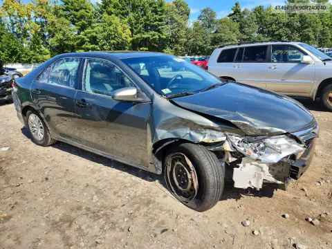 2012 Toyota Camry Le VIN 4T4BF1FK9CR240040 фото 4