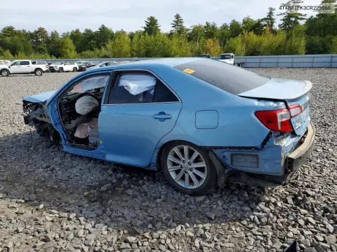 2012 Toyota Camry Xle VIN 4T4BF1FK3CR229566 фото 2