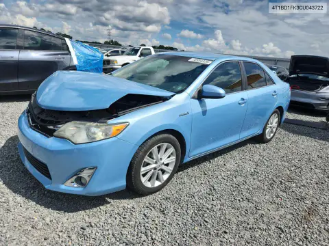 4T1BD1FK3CU043722 — 2012 Toyota Camry, Передняя часть, фото до ремонта