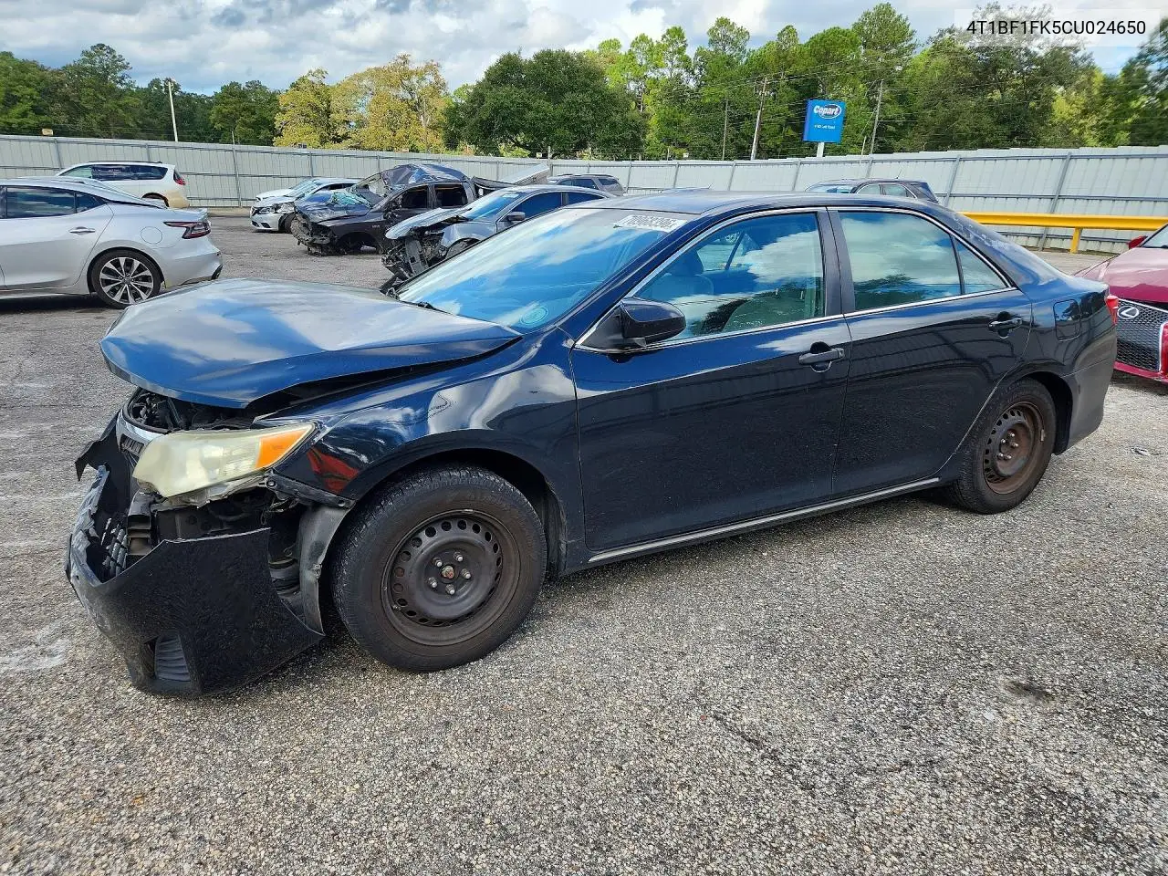 2012 Toyota Camry Le VIN 4T1BF1FK5CU024650 фото 1