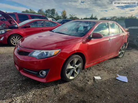 4T1BF1FK8CU627222 — 2012 Toyota Camry, Задняя часть, фото до ремонта