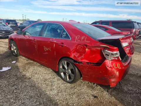 2012 Toyota Camry Se Sport Limited Edition VIN 4T1BF1FK8CU627222 фото 2