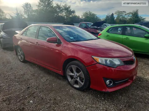 2012 Toyota Camry Se Sport Limited Edition VIN 4T1BF1FK8CU627222 фото 4