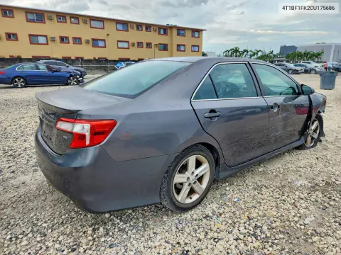 2012 Toyota Camry Se VIN 4T1BF1FK2CU175686 фото 3
