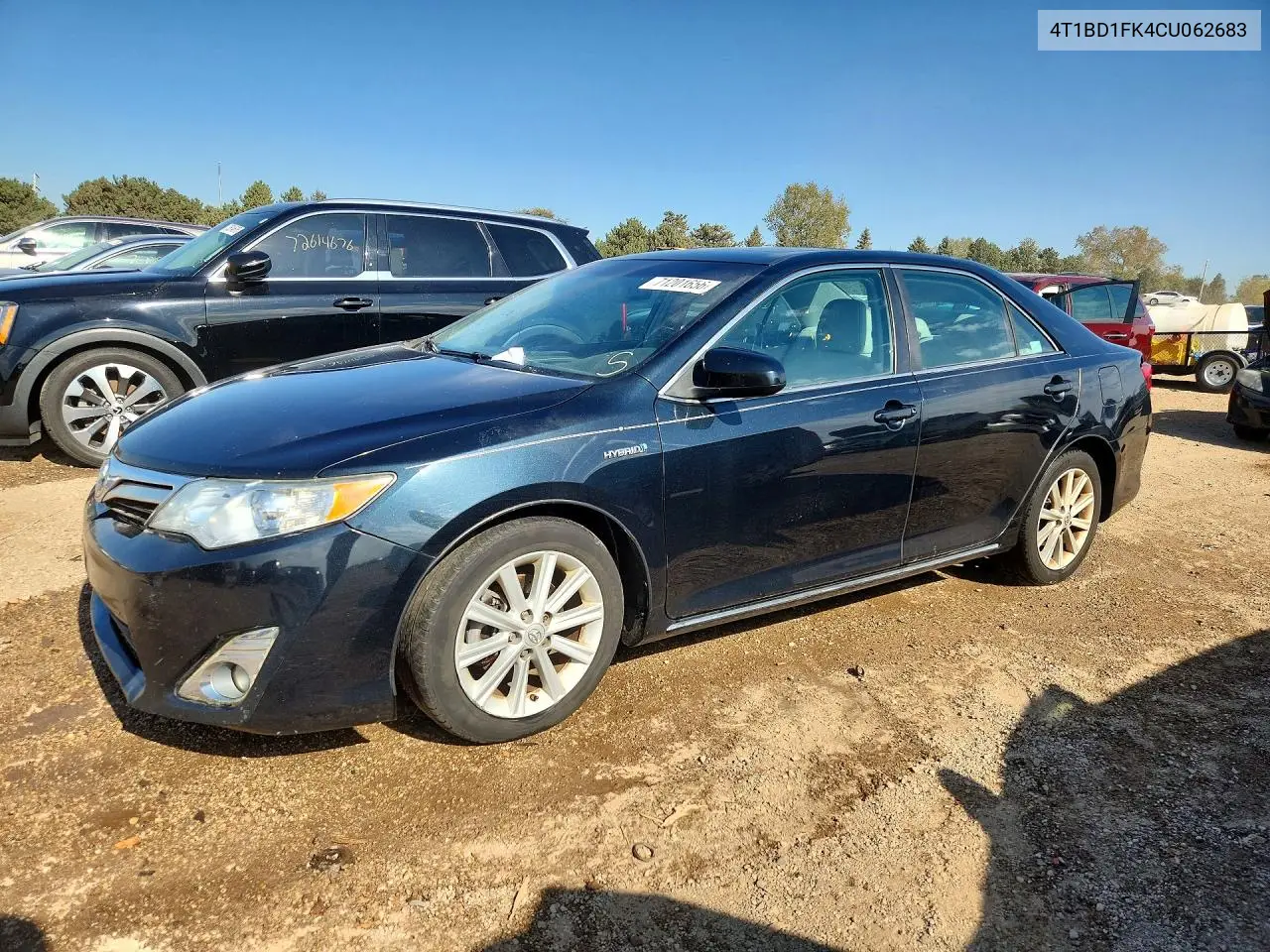 2012 Toyota Camry Hybrid Xle VIN 4T1BD1FK4CU062683 фото 1