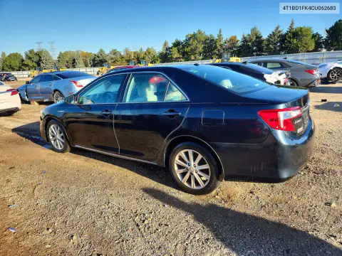 2012 Toyota Camry Hybrid Xle VIN 4T1BD1FK4CU062683 фото 2