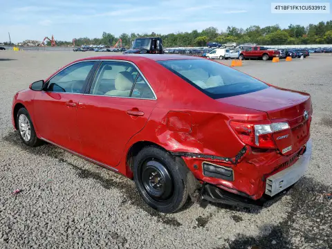 2012 Toyota Camry Le VIN 4T1BF1FK1CU533912 фото 2