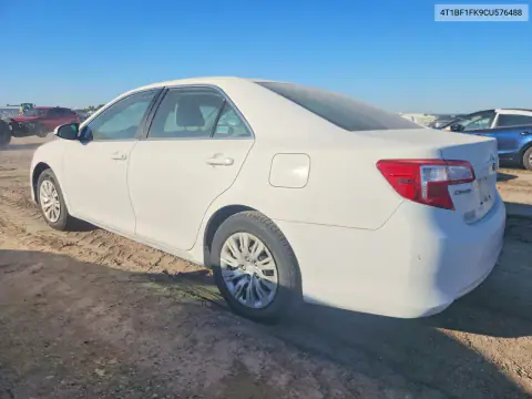 4T1BF1FK9CU576488 — 2012 Toyota Camry, фото 2 с аукциона Copart, Подтопление
