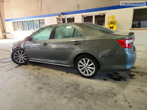 4T4BF1FK6CR265624 — 2012 Toyota Camry, фото 2 с аукциона Copart, Передняя часть
