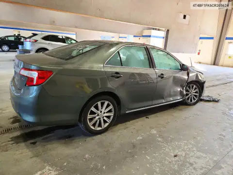 4T4BF1FK6CR265624 — 2012 Toyota Camry, фото 3 с аукциона Copart, Передняя часть