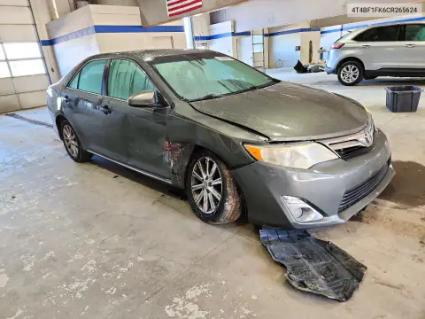 4T4BF1FK6CR265624 — 2012 Toyota Camry, фото 4 с аукциона Copart, Передняя часть