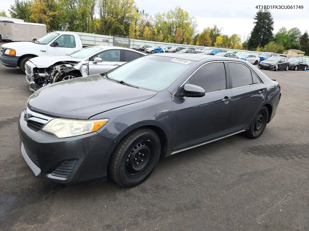 2012 Toyota Camry Hybrid Le VIN 4T1BD1FK3CU061749 фото 1