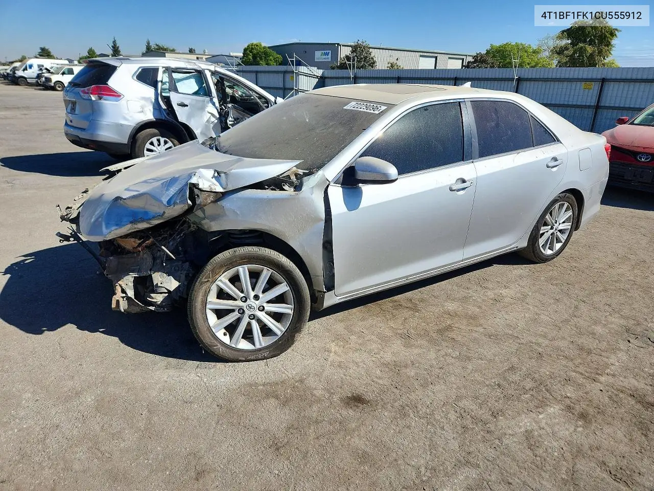 2012 Toyt Camry VIN 4T1BF1FK1CU555912 фото 1