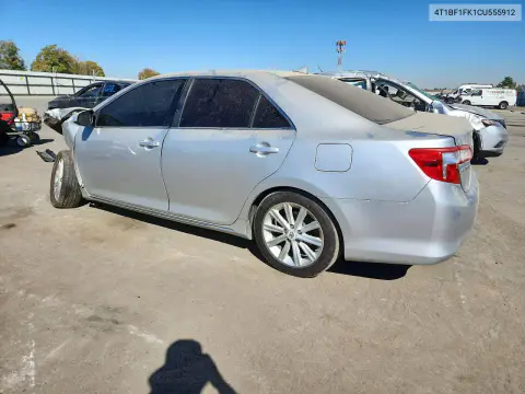 2012 Toyt Camry VIN 4T1BF1FK1CU555912 фото 2
