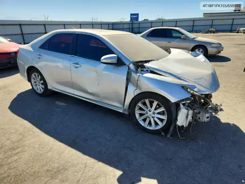 2012 Toyt Camry VIN 4T1BF1FK1CU555912 фото 4