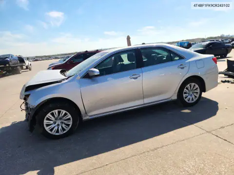4T4BF1FK9CR243102 — 2012 Toyota Camry, Передняя часть, фото до ремонта