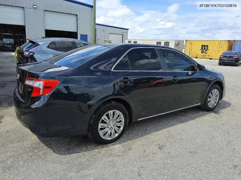2012 Toyota Camry Le VIN 4T1BF1FK7CU103818 фото 3