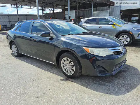 2012 Toyota Camry Le VIN 4T1BF1FK7CU103818 фото 4