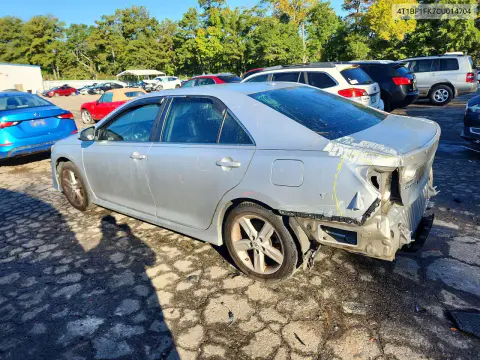 2012 Toyota Camry Se VIN 4T1BF1FK7CU014704 фото 2