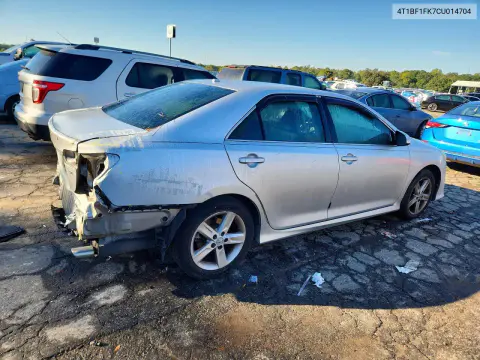 2012 Toyota Camry Se VIN 4T1BF1FK7CU014704 фото 3