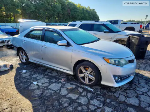2012 Toyota Camry Se VIN 4T1BF1FK7CU014704 фото 4