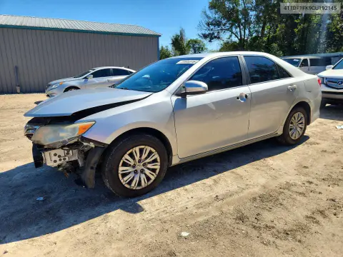 4T1BF1FK9CU192145 — 2012 Toyota Camry, Передняя часть, фото до ремонта