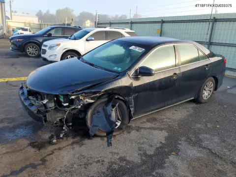4T1BF1FKXCU033375 — 2012 Toyota Camry, Передняя часть, фото до ремонта